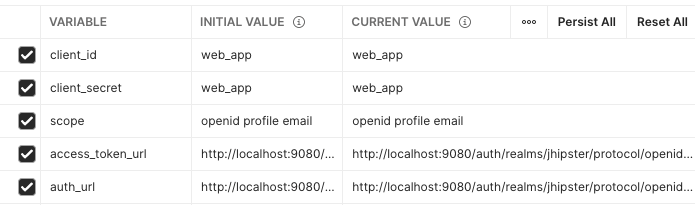 Postman add variables in collection